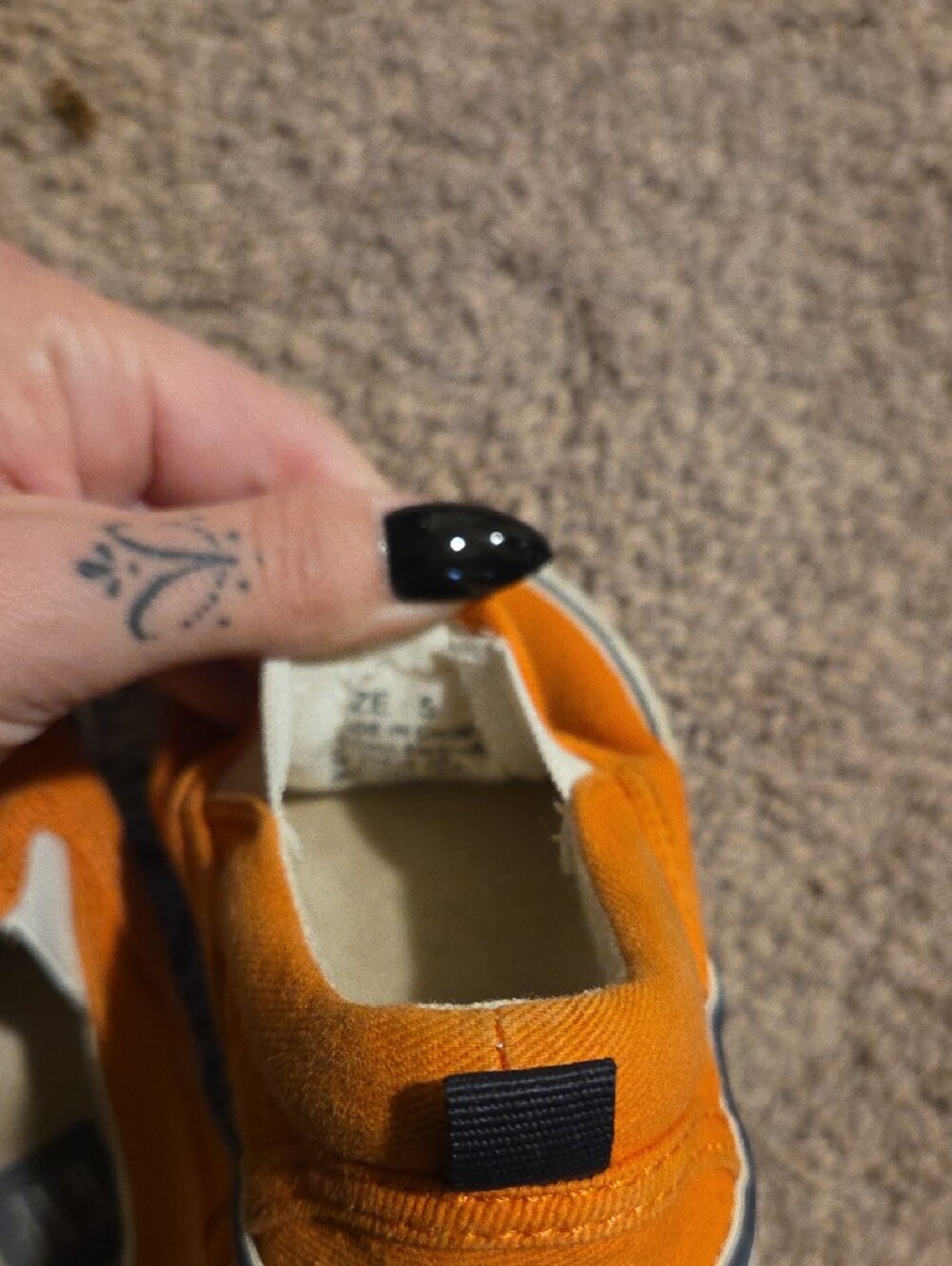 Kids Gap Slip-On Canvas Shoes - Orange - Picture 3 of 3